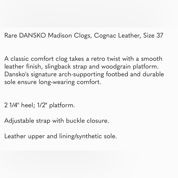 Dansko Madison EU37 - Picture 9 of 9